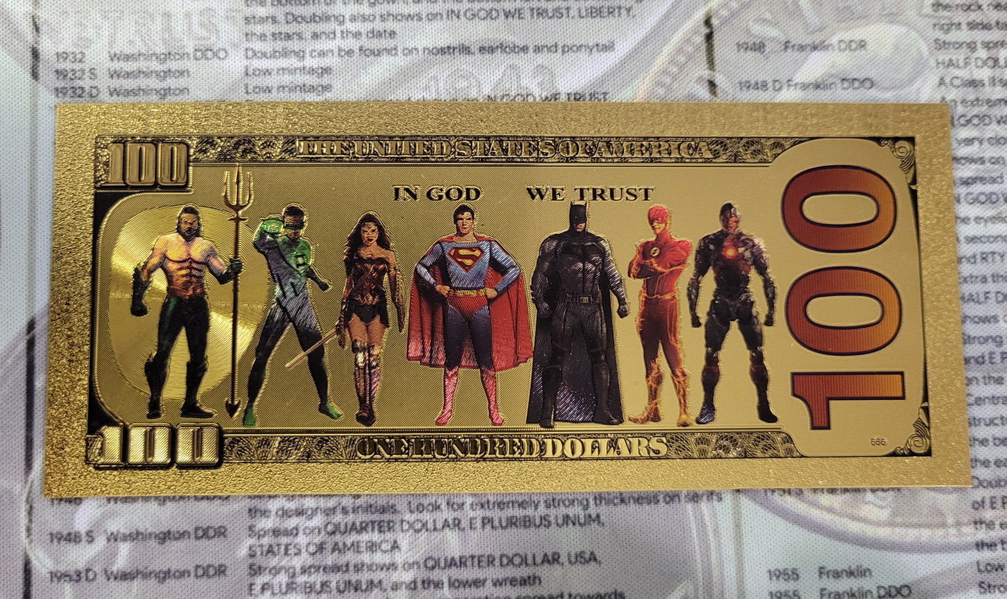 Superman Gold Foil Collectible Christopher Reeve