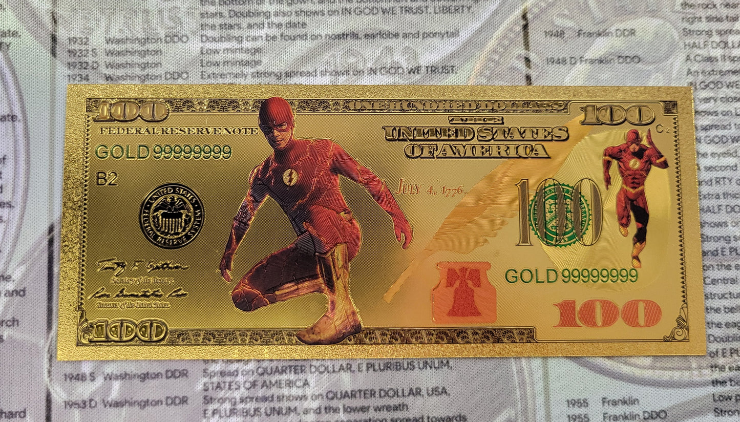 The Flash Gold Foil Collectible