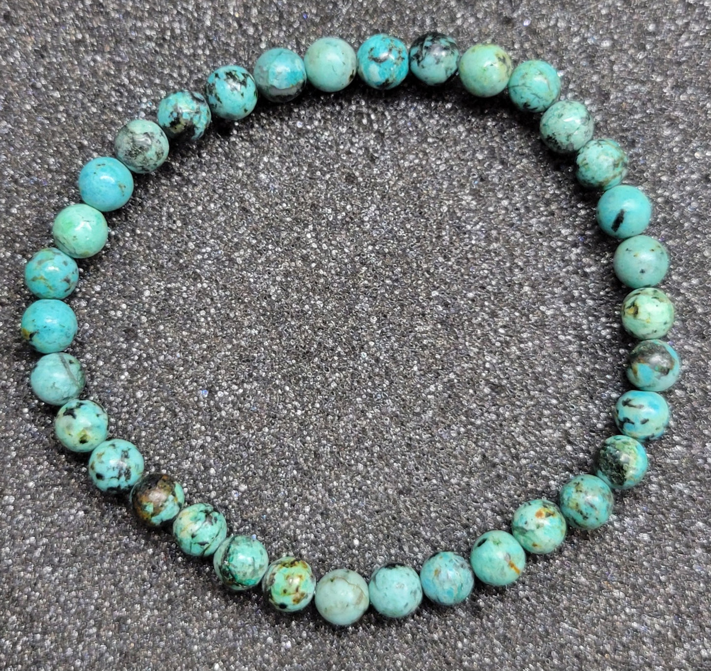 Round Gemstone Stretch Bracelet