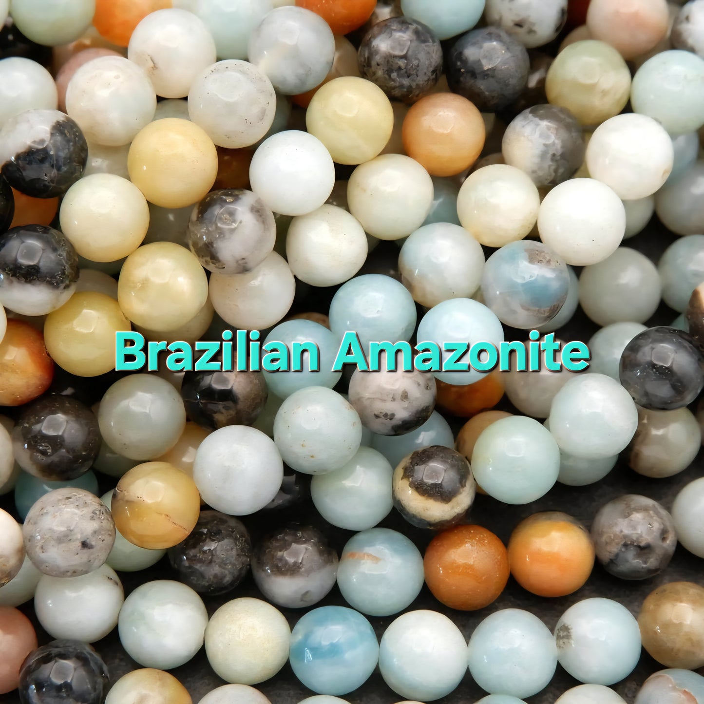 2 Bead Type Custom Mixed Round Gemstone Stretch Bracelet