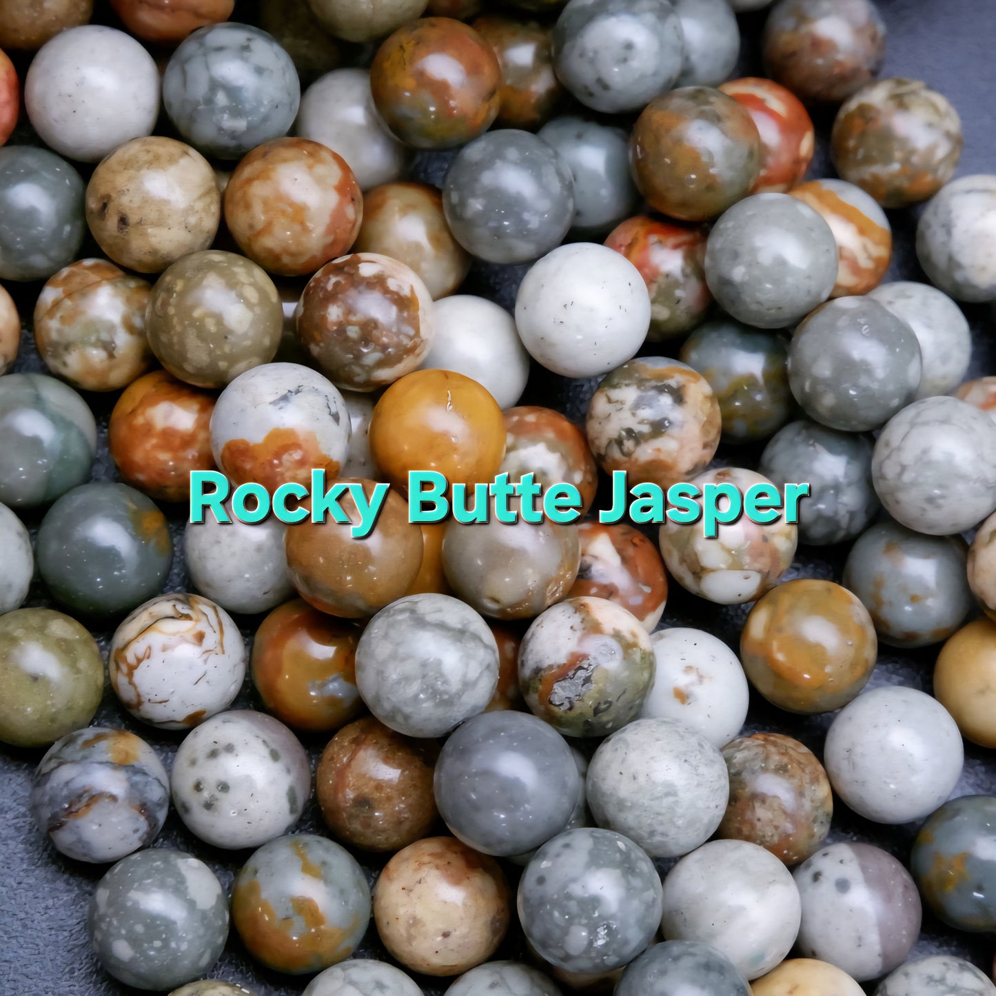 2 Bead Type Custom Mixed Round Gemstone Stretch Bracelet