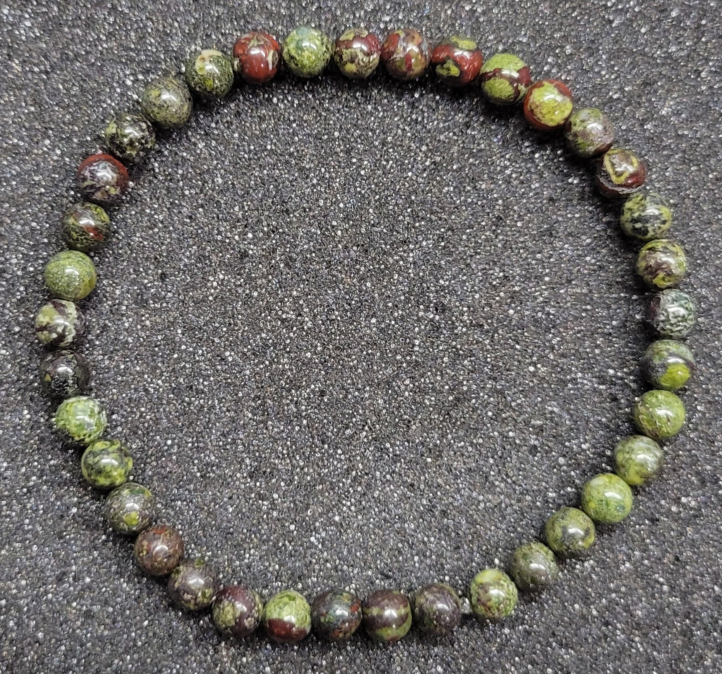 Round Gemstone Stretch Bracelet