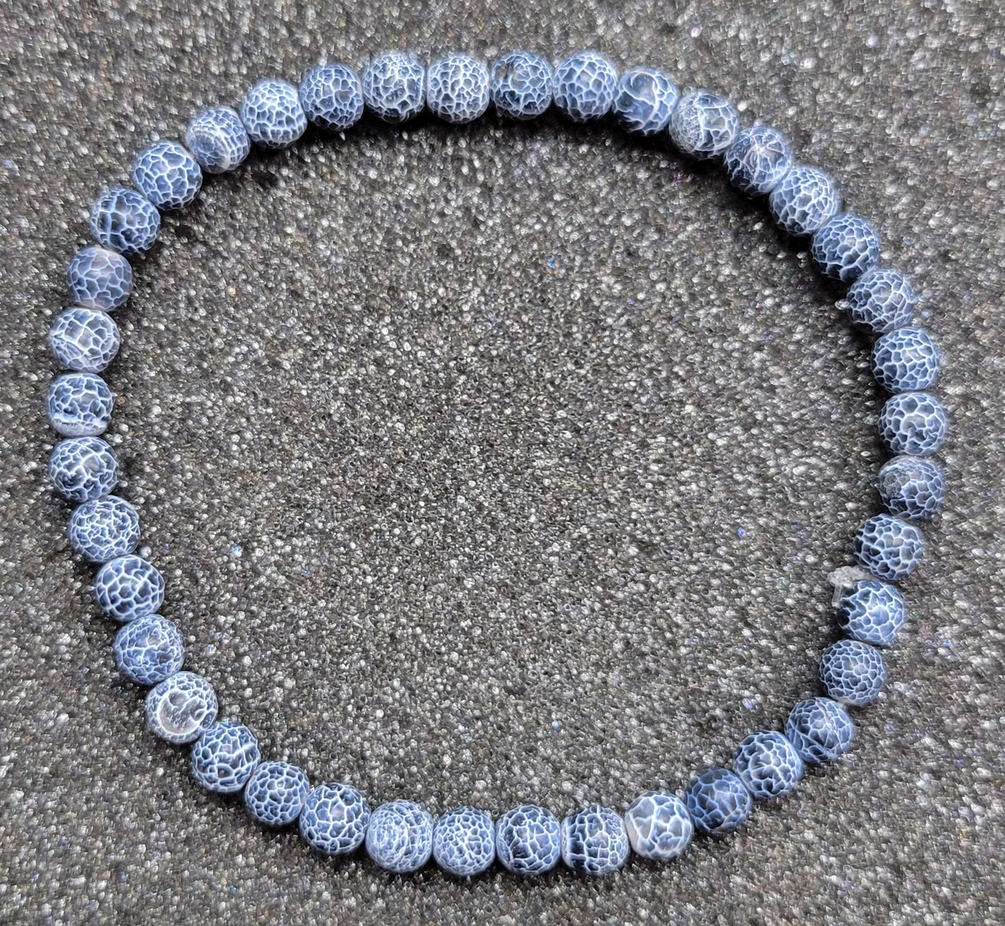 Round Gemstone Stretch Bracelet