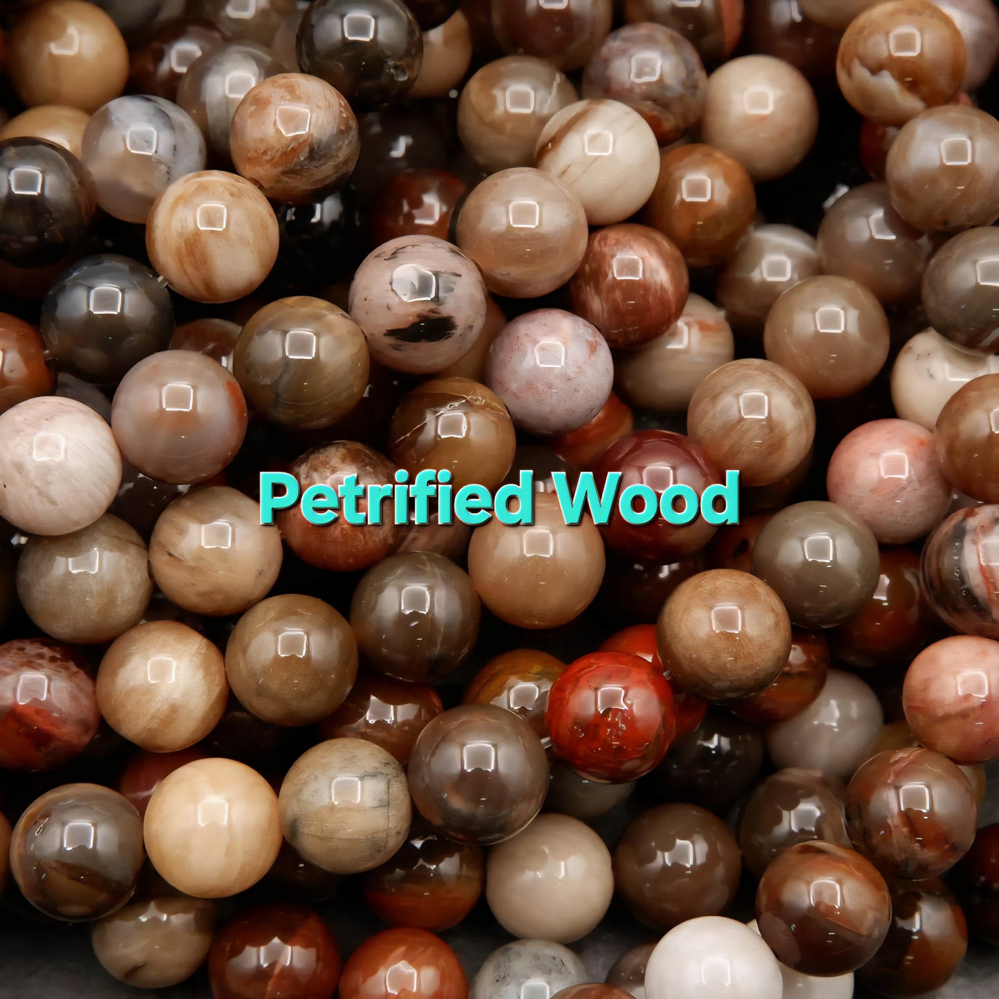 2 Bead Type Custom Mixed Round Gemstone Stretch Bracelet