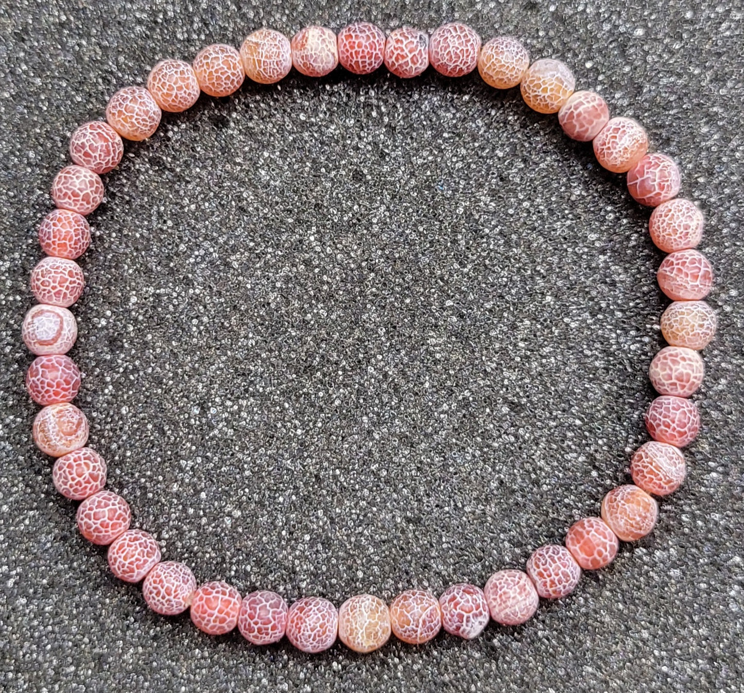 Round Gemstone Stretch Bracelet