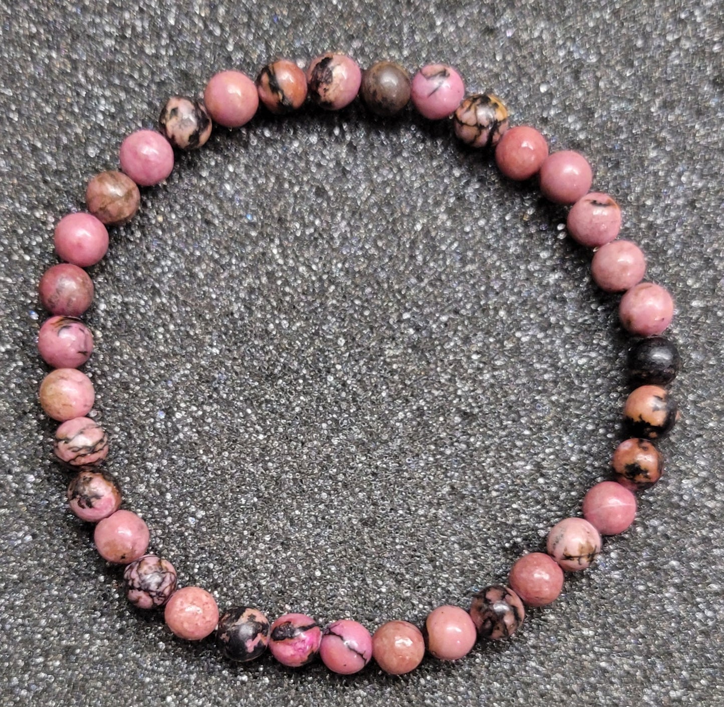 Round Gemstone Stretch Bracelet