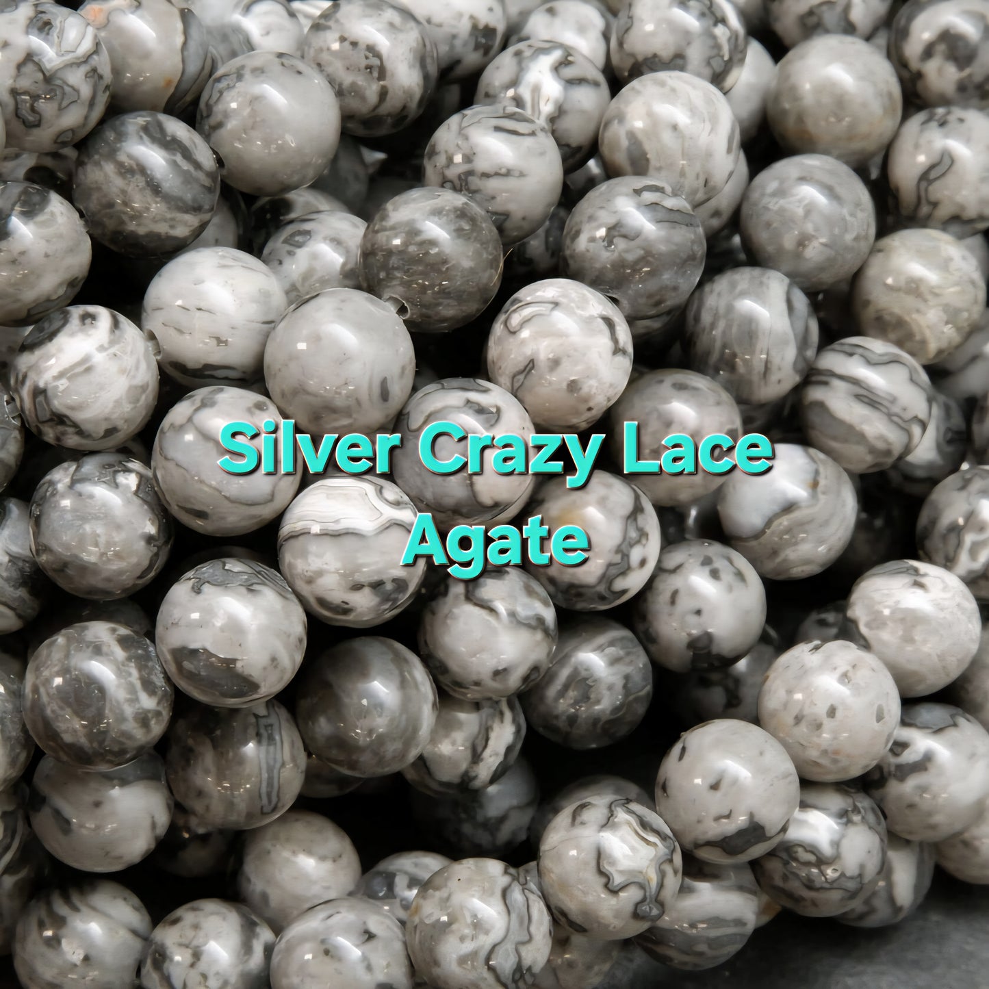 2 Bead Type Custom Mixed Round Gemstone Stretch Bracelet
