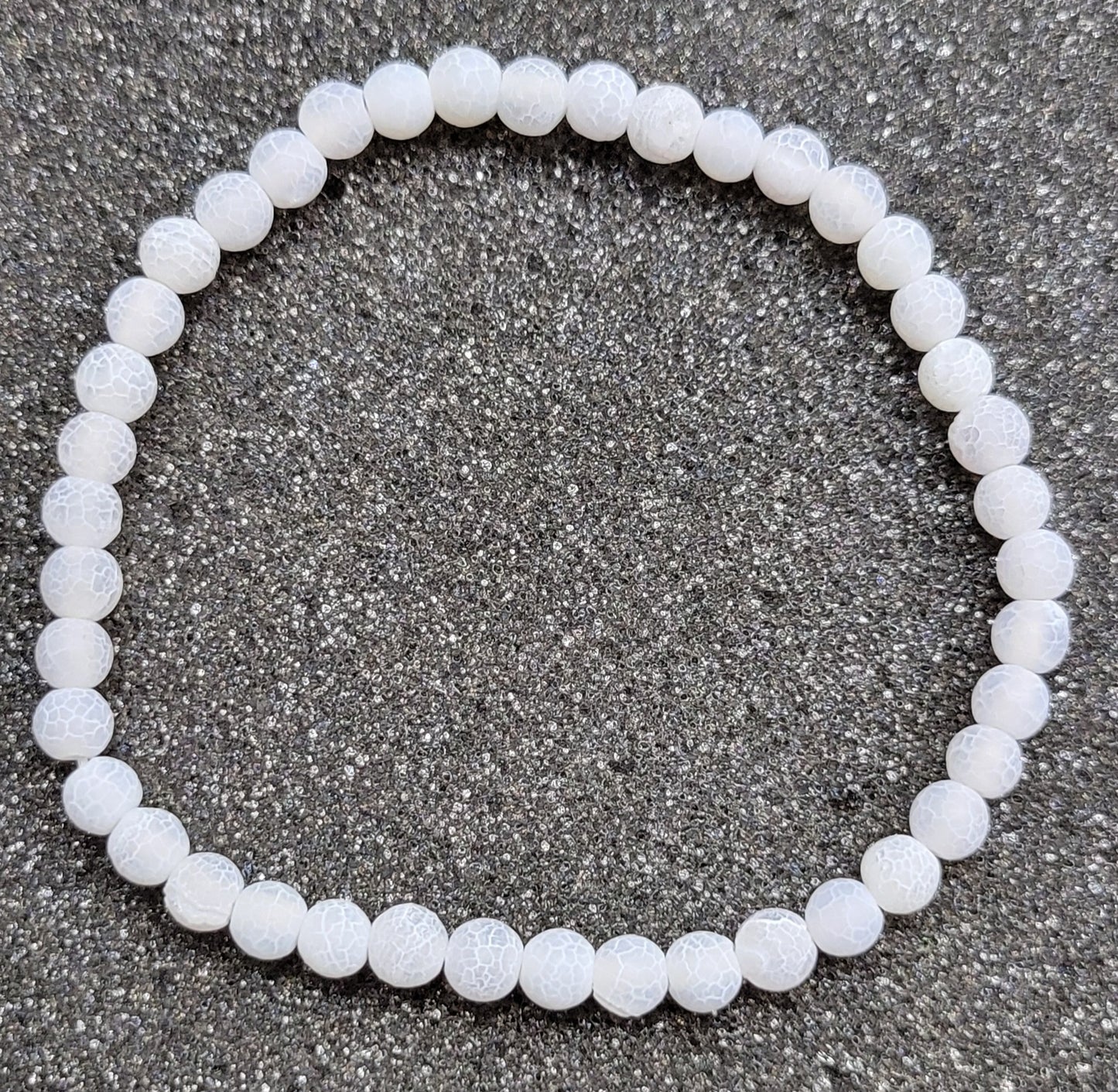 Round Gemstone Stretch Bracelet