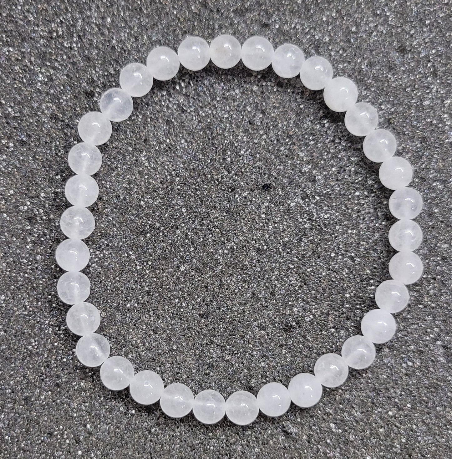 Round Gemstone Stretch Bracelet