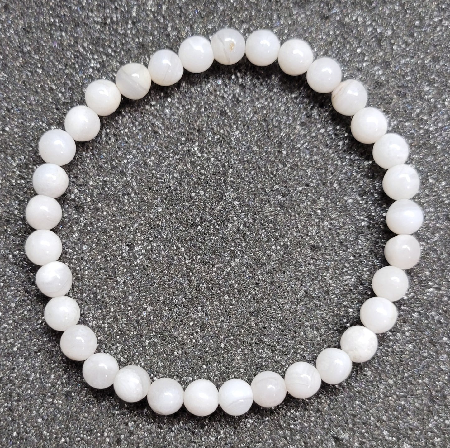 Round Gemstone Stretch Bracelet