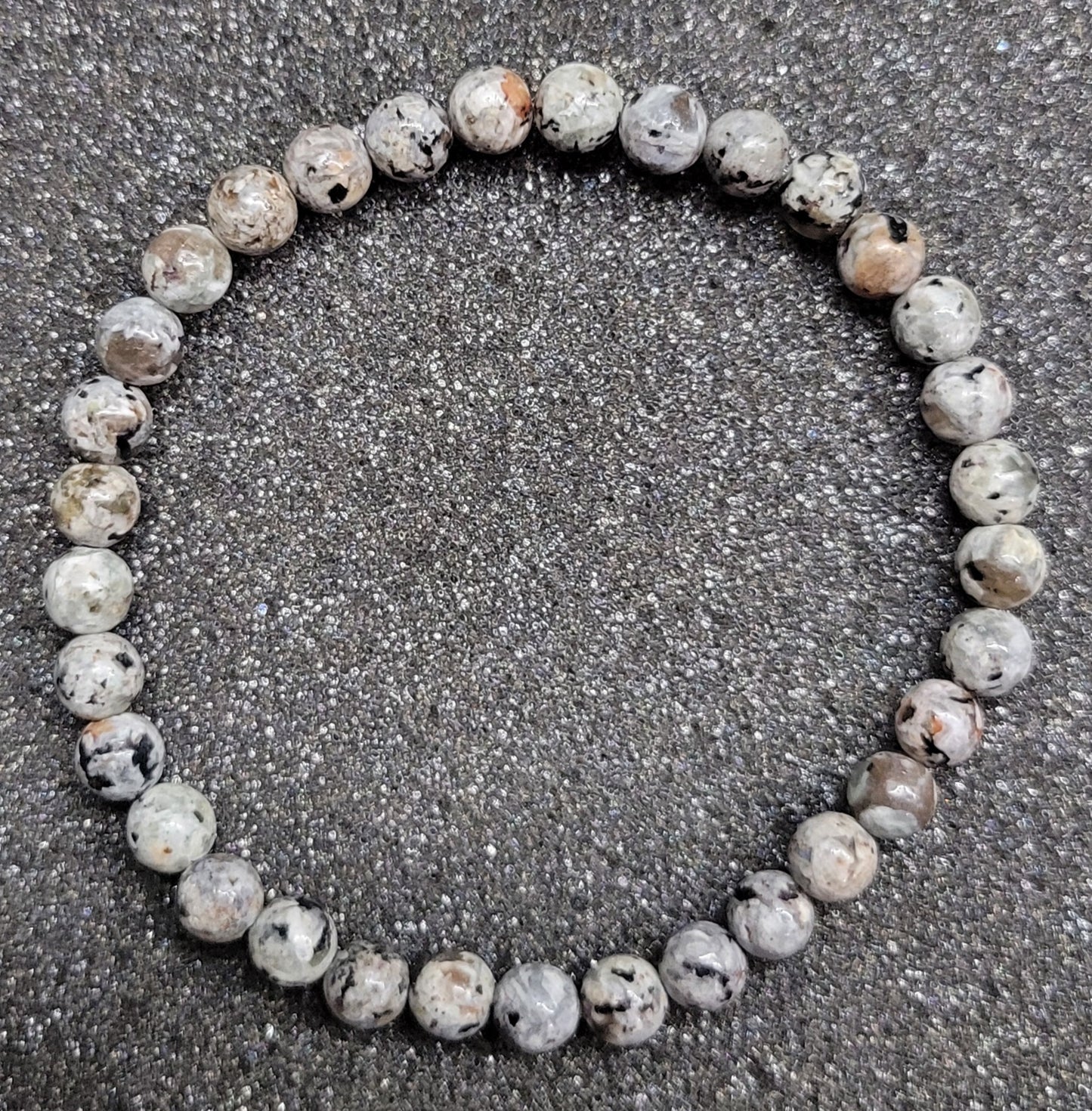Round Gemstone Stretch Bracelet